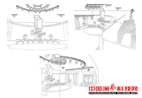 舞臺燈光設(shè)計(jì)電視節(jié)目《全能星戰(zhàn)》舞美燈光設(shè)計(jì)效果圖