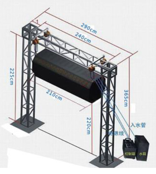 噴霧系統3d全息霧幕門安裝注意事項